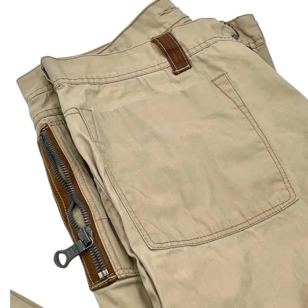 VINTAGE - GUESS JEANS men's beige hiking pants size W34 / L32